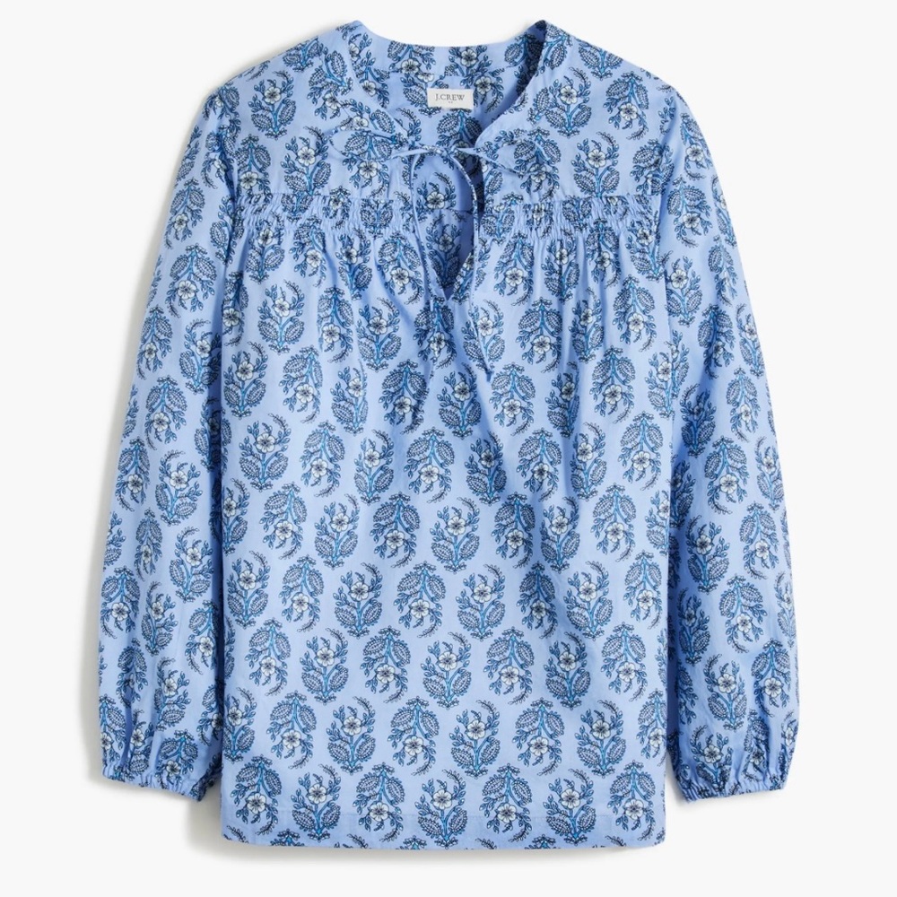 J. Crew Light Patterned Blouse